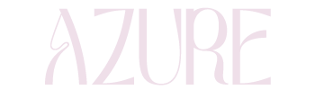 AZURE, singer, official logo in pink.