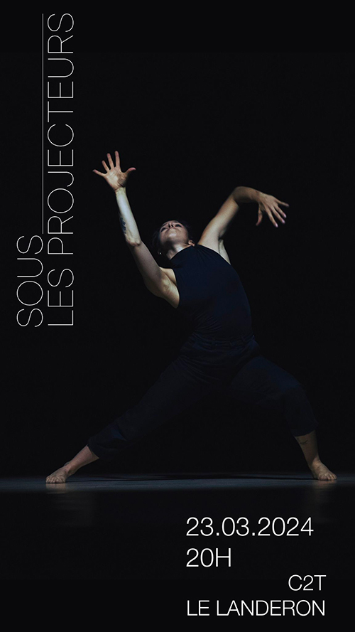 Sous Les Projecteurs 2024 dance show flyer featuring AZURE live performance.