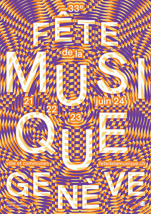 Fête de la Musique à Genève 2024 poster.