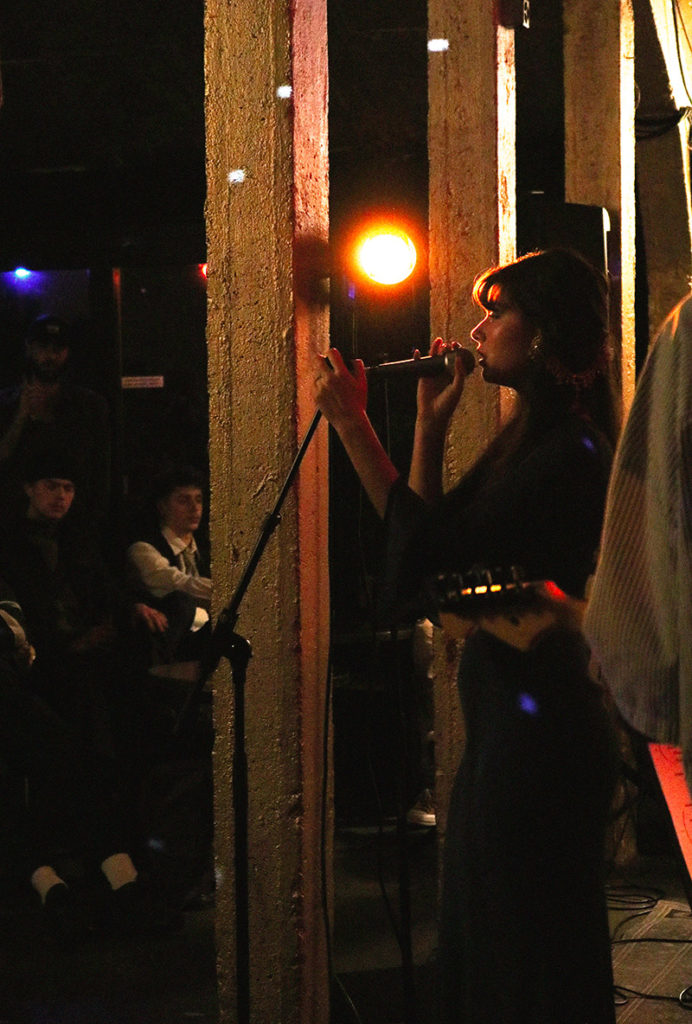 AZURE artist, performs live at La Datcha, Lausanne, Switzerland.