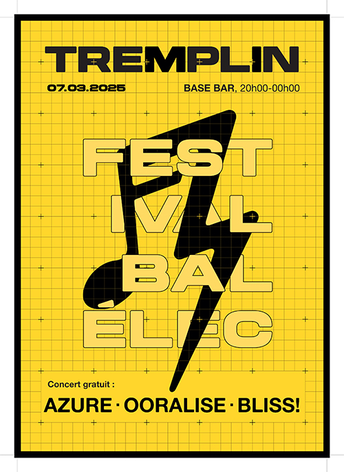 Poster for Tremplin Balalec Festival 2025.