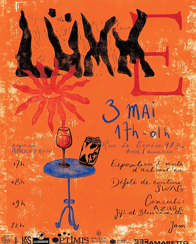 Poster for LUMM concert event in Lausanne, Switzerland, 03 May, 2025